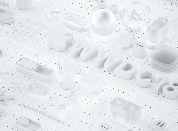 Wallpaper WWDC 2018, White, 3D, 4K, OS 402255084